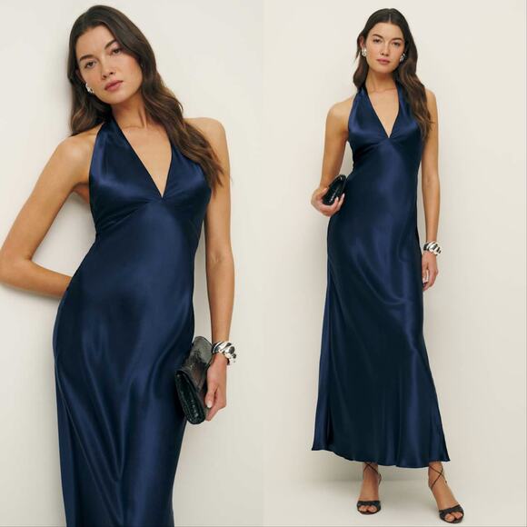 New Reformation Daniela Silk Dress - Picture 2 of 6